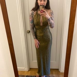 Glamorous halter gown